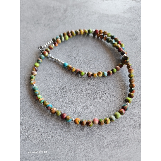 Naszyjnik z kamieni jaspisu